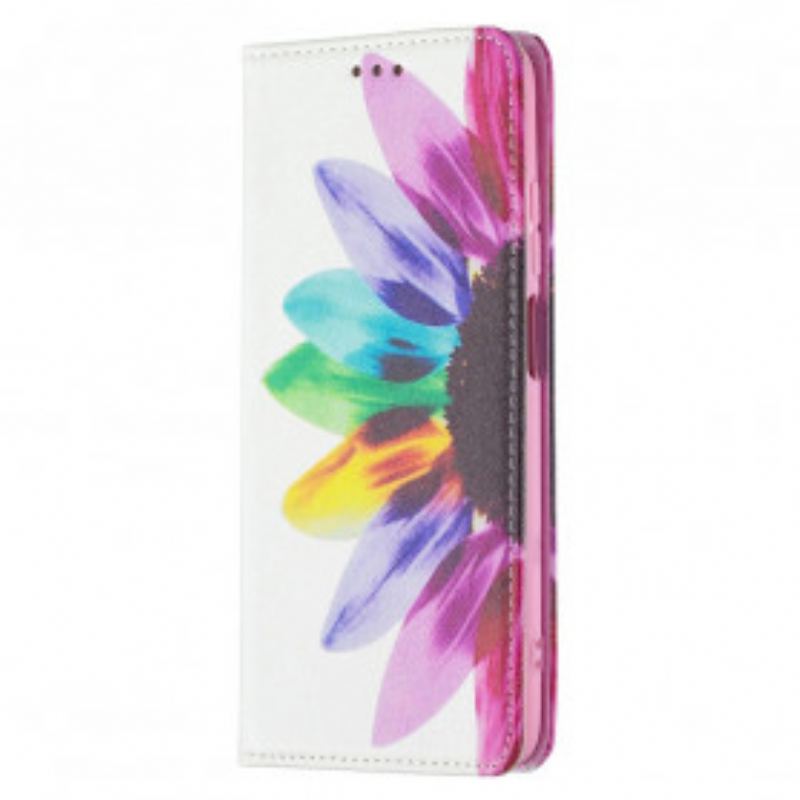 Flip Cover Xiaomi Redmi 10 Fleur Aquarelle