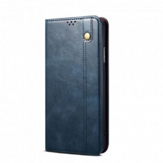 Flip Cover Xiaomi Redmi 10 Simili Cuir Ciré