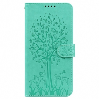 Housse Xiaomi Redmi 10 Arbre et Cerfs