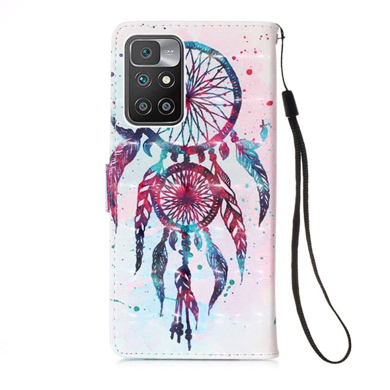 Housse Xiaomi Redmi 10 Attrape Rêves Aquarelle