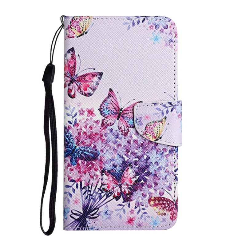 Housse Xiaomi Redmi 10 Bouquet de Fleurs et Papillons