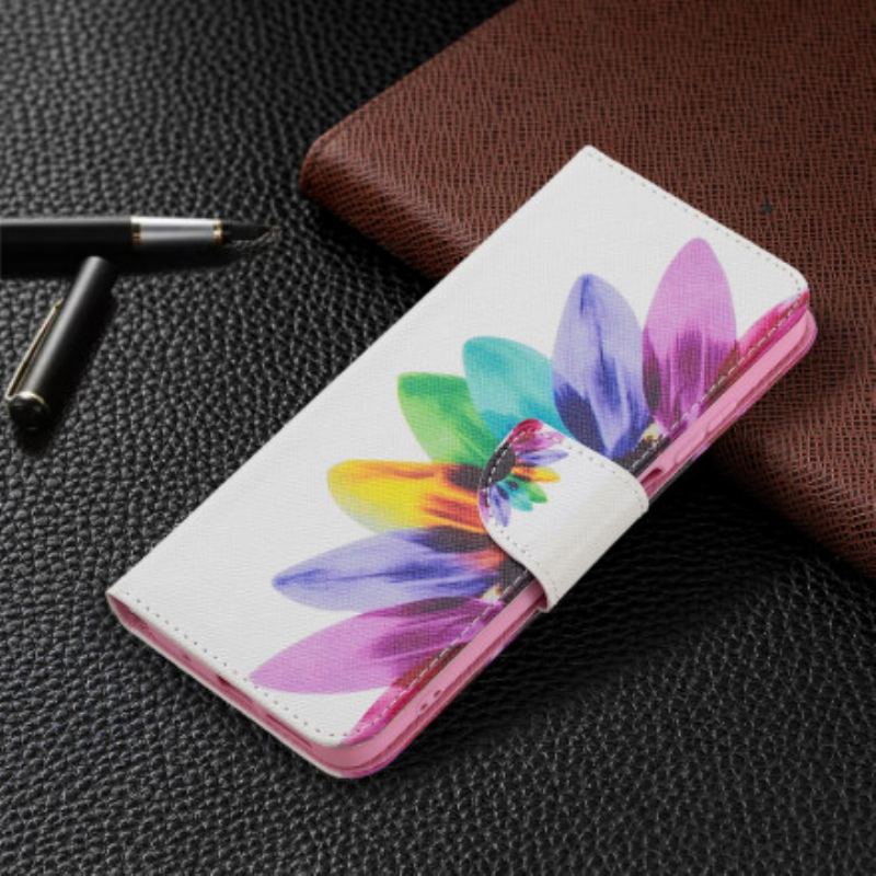 Housse Xiaomi Redmi 10 Fleur Aquarelle