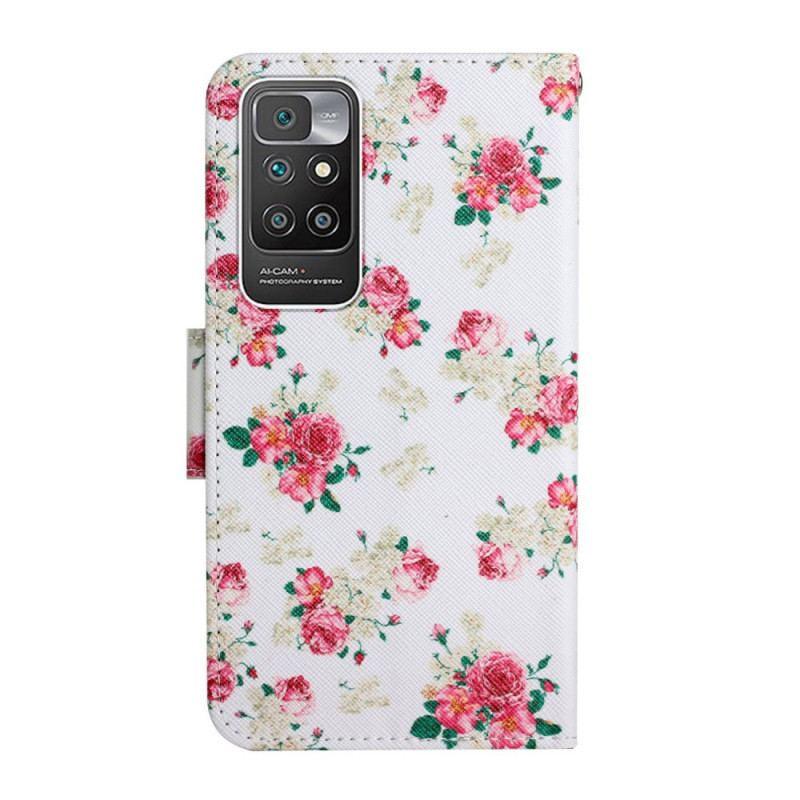 Housse Xiaomi Redmi 10 Fleurs Liberty Royal