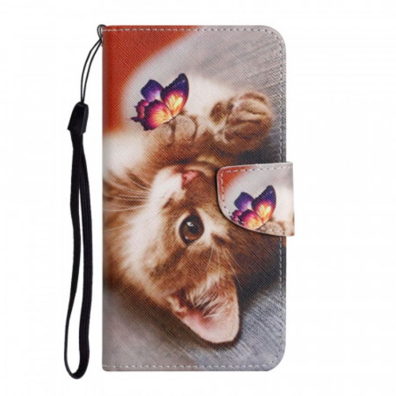 Housse Xiaomi Redmi 10 Mon Chaton et Papillon