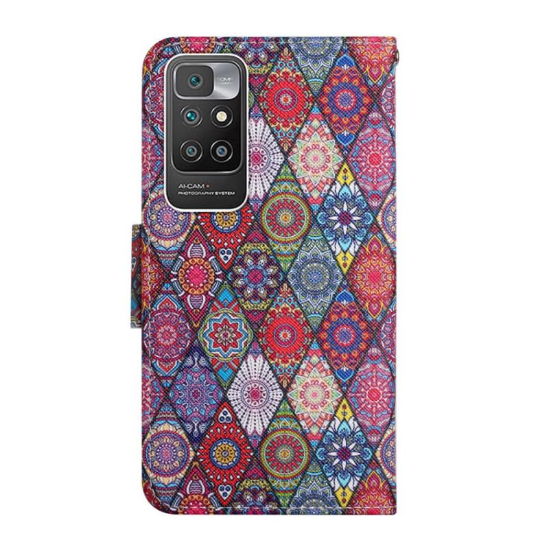 Housse Xiaomi Redmi 10 Motif Tapisserie coloré