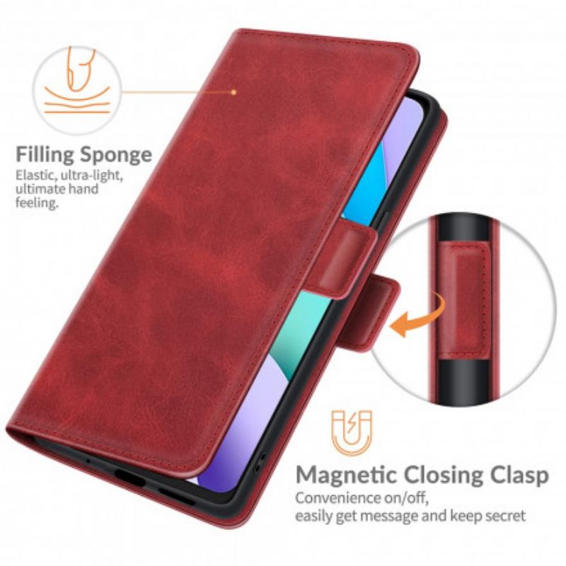 Housse Xiaomi Redmi 10 Rabat Double Classique