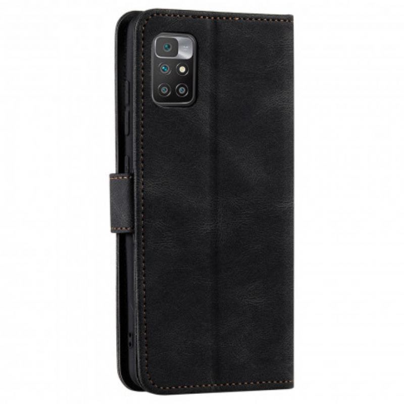 Housse Xiaomi Redmi 10 Skin-Touch Coutures