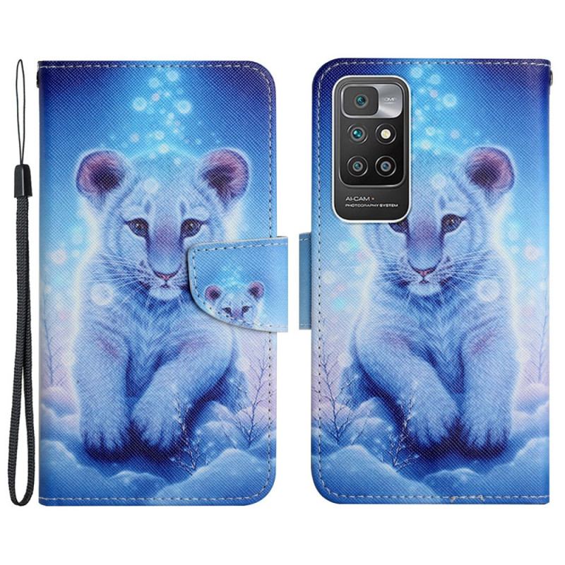 Housse Xiaomi Redmi 10 Tigre des Neiges