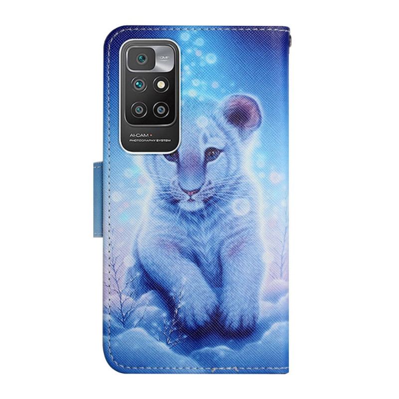 Housse Xiaomi Redmi 10 Tigre des Neiges