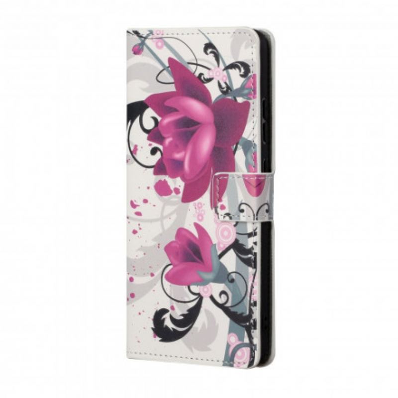 Housse Xiaomi Redmi 10 Tropical Flowers