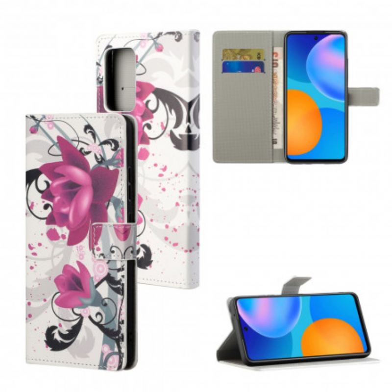 Housse Xiaomi Redmi 10 Tropical Flowers