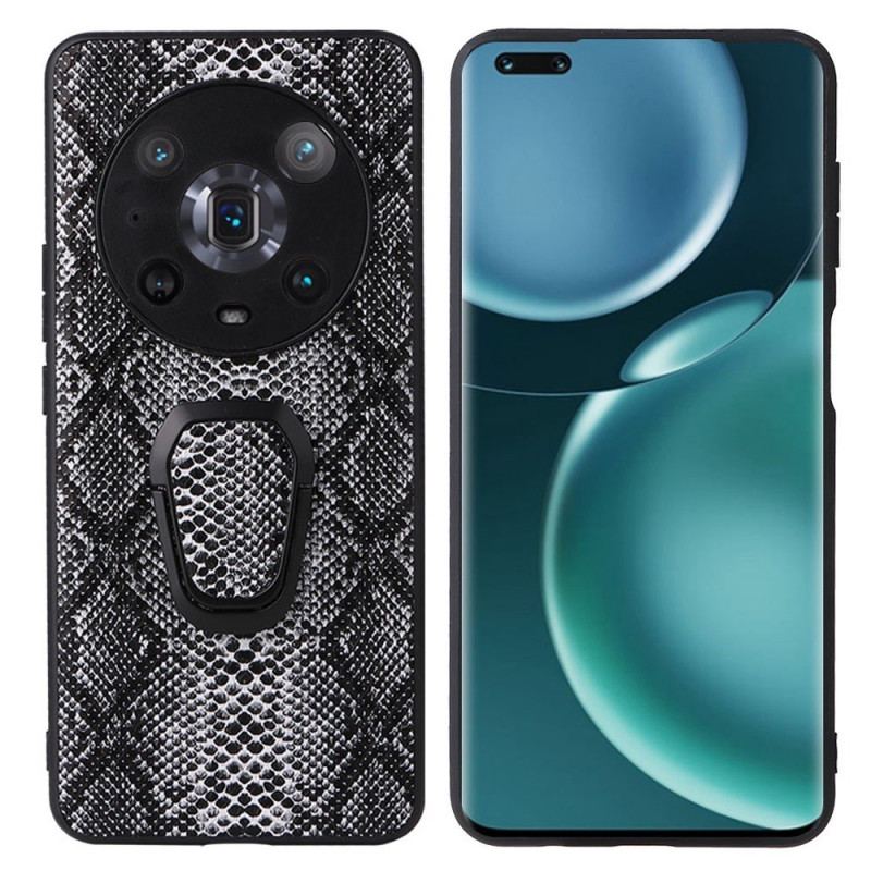 Coque Honor Magic 4 Pro Style Serpent avec Anneau-Support