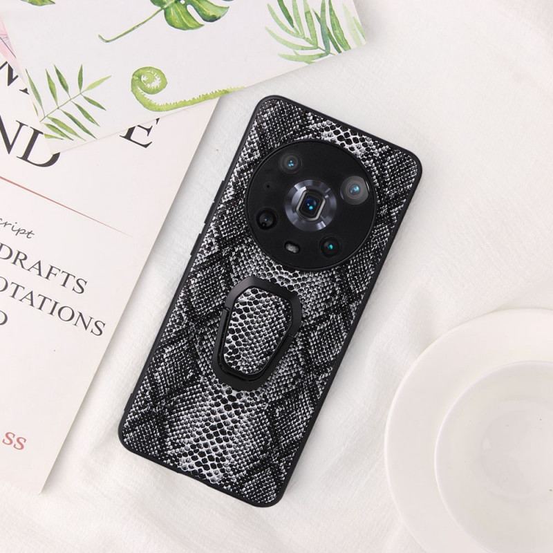 Coque Honor Magic 4 Pro Style Serpent avec Anneau-Support