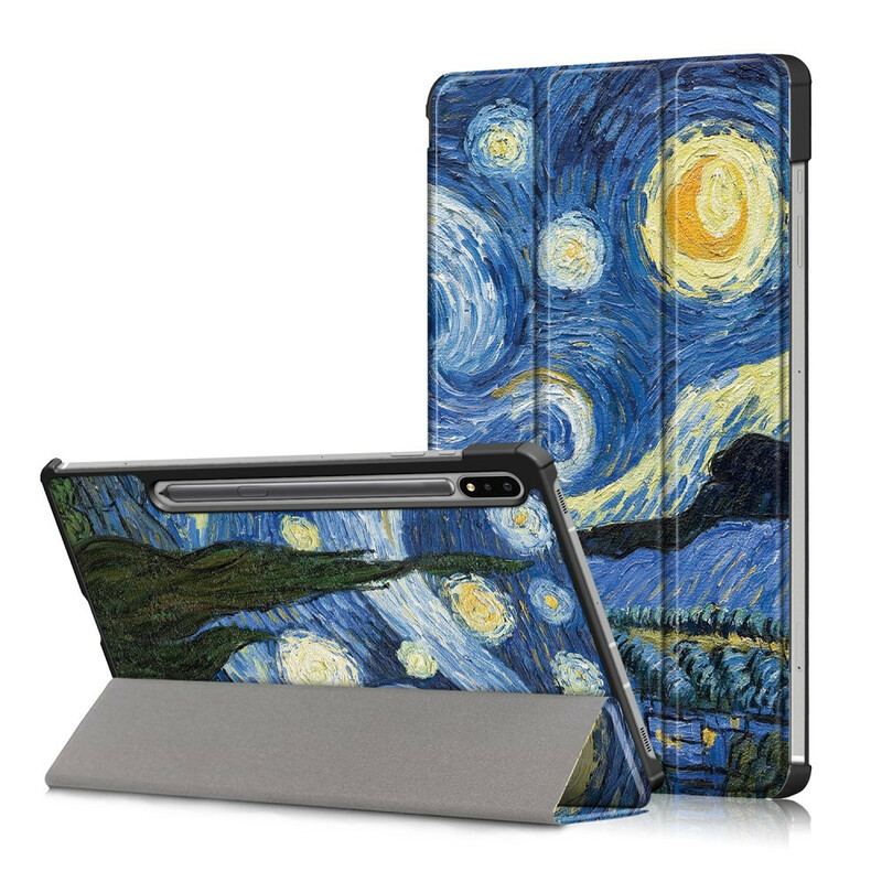 Smart Case Samsung Galaxy Tab S7 FE Renforcée Van Gogh