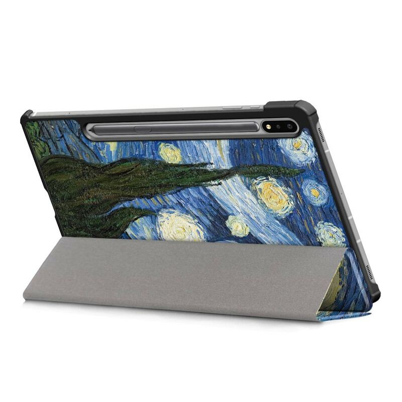 Smart Case Samsung Galaxy Tab S7 FE Renforcée Van Gogh