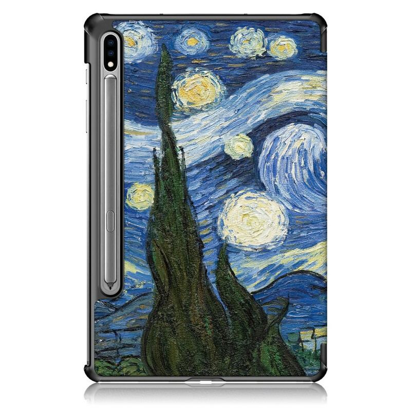 Smart Case Samsung Galaxy Tab S7 FE Renforcée Van Gogh