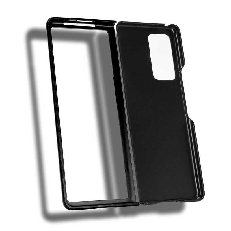 Coque Samsung Galaxy Z Fold2 Effet Cuir Couture