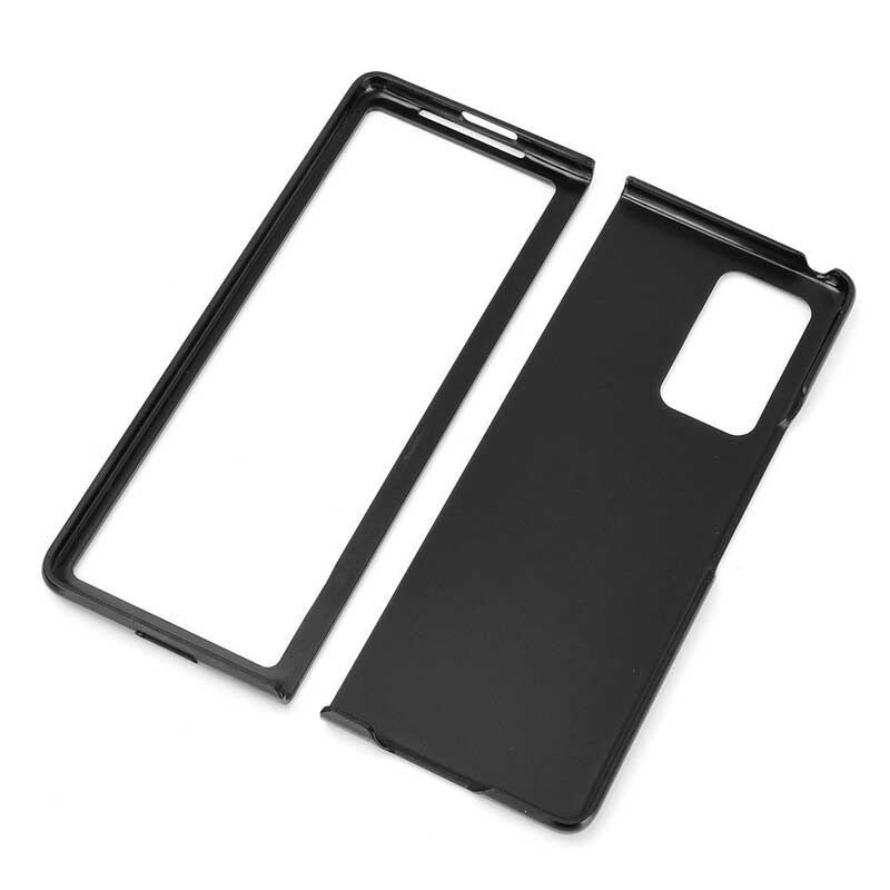 Coque Samsung Galaxy Z Fold2 Effet Cuir Couture