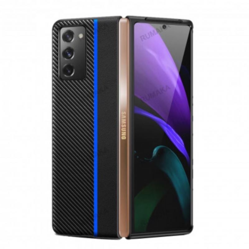 Coque Samsung Galaxy Z Fold2 Fibre Carbone Premium