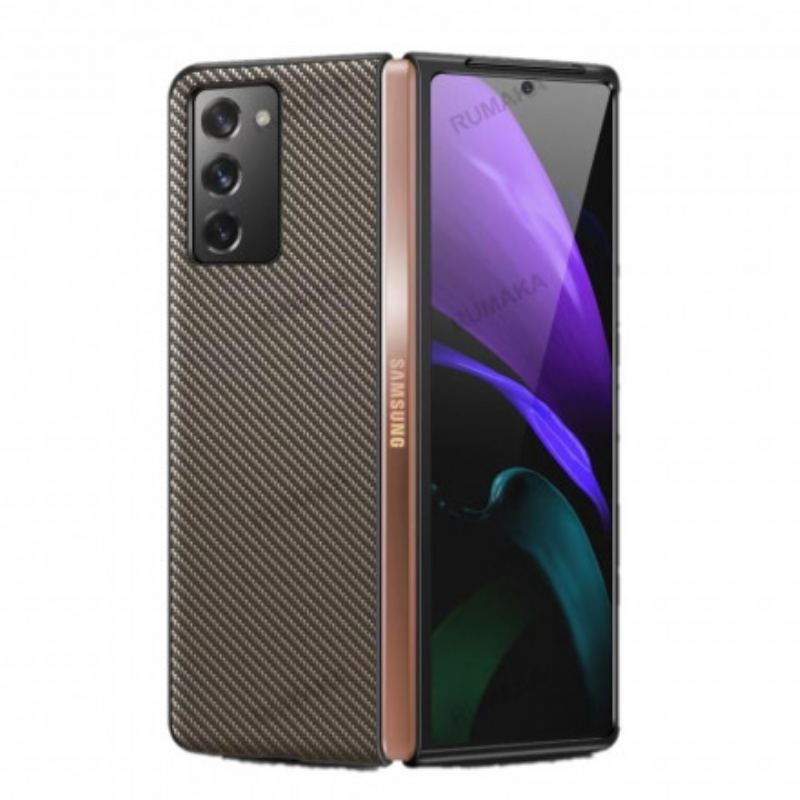 Coque Samsung Galaxy Z Fold2 Fibre Carbone Premium