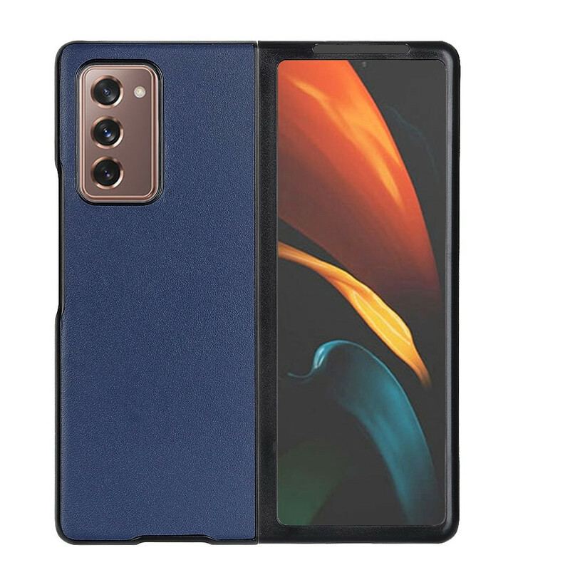 Coque Samsung Galaxy Z Fold2 Hybride et Véritable cuir