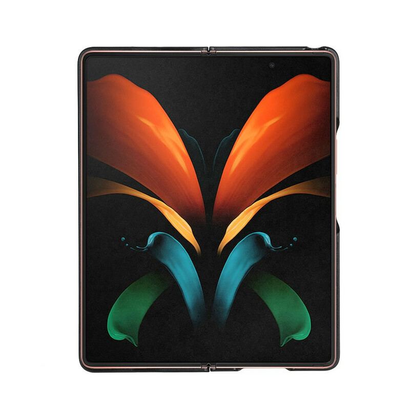 Coque Samsung Galaxy Z Fold2 Hybride et Véritable cuir