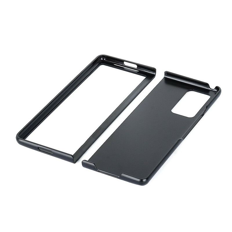 Coque Samsung Galaxy Z Fold2 Hybride et Véritable cuir