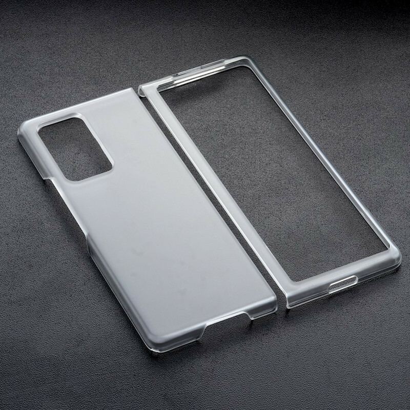 Coque Samsung Galaxy Z Fold2 Plastique Transparent Mat