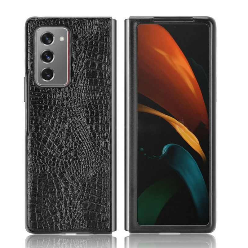 Coque Samsung Galaxy Z Fold2 Style Peau de Crocodile