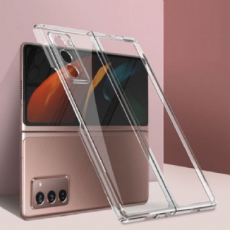 Coque Samsung Galaxy Z Fold2 Transparente Rebords Métallisés GKK