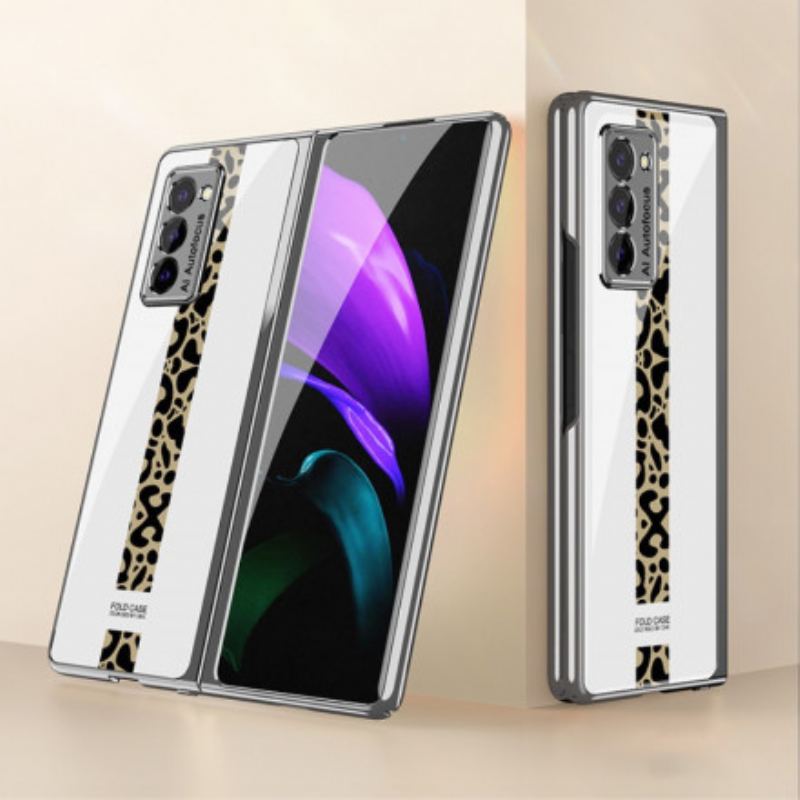 Coque Samsung Galaxy Z Fold2 Verre Trempé Léopard GKK