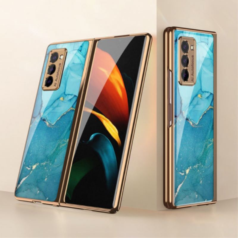 Coque Samsung Galaxy Z Fold2 Verre Trempé Marbre GKK