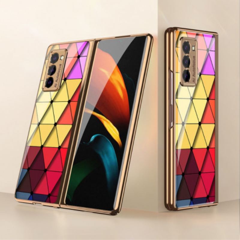 Coque Samsung Galaxy Z Fold2 Verre Trempé Triangles GKK