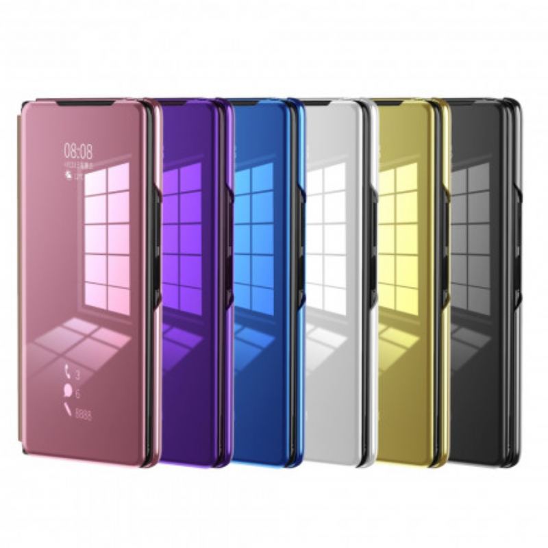 View Cover Samsung Galaxy Z Fold2 Multi-Fonctionnelle Effet Miroir