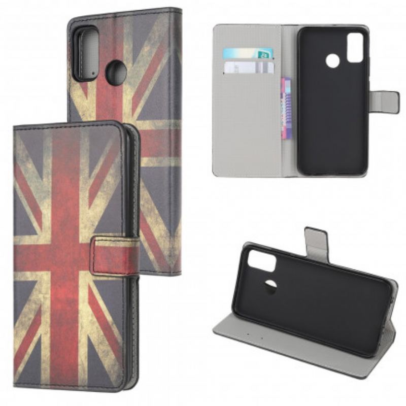 Housse Moto G50 Drapeau Angleterre