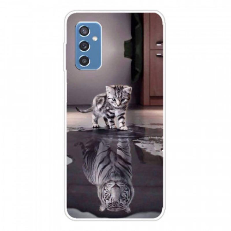 Coque Samsung Galaxy M52 5G Chaton rêveur