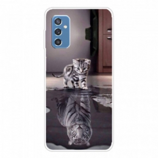 Coque Samsung Galaxy M52 5G Chaton rêveur