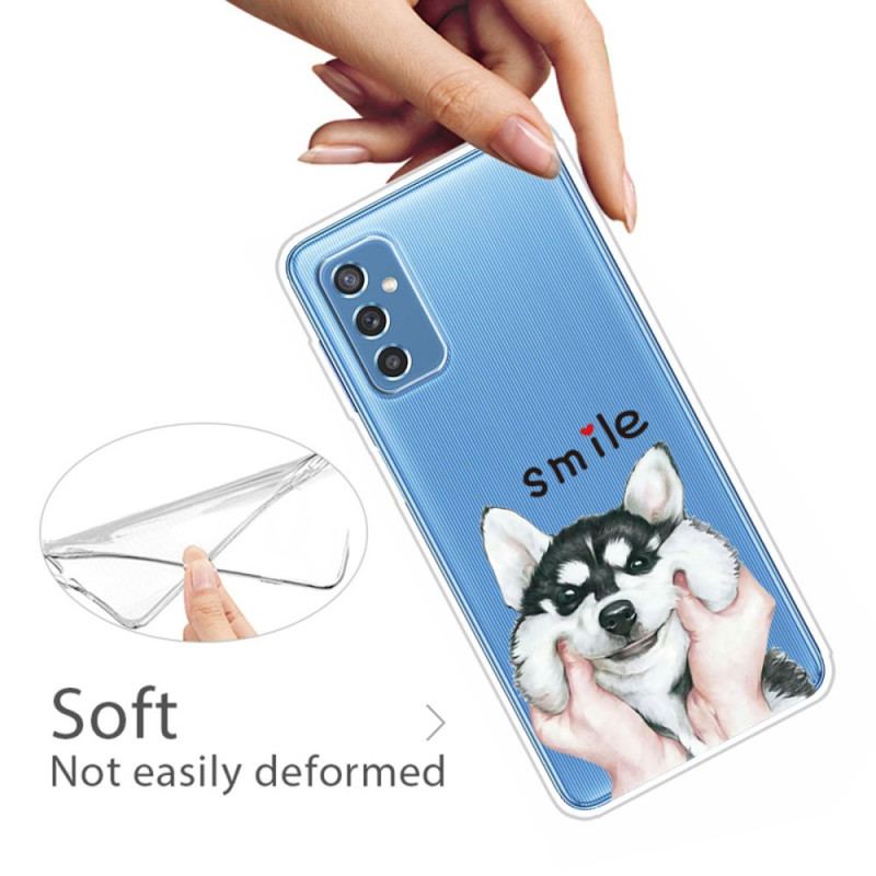 Coque Samsung Galaxy M52 5G Loup Câlin