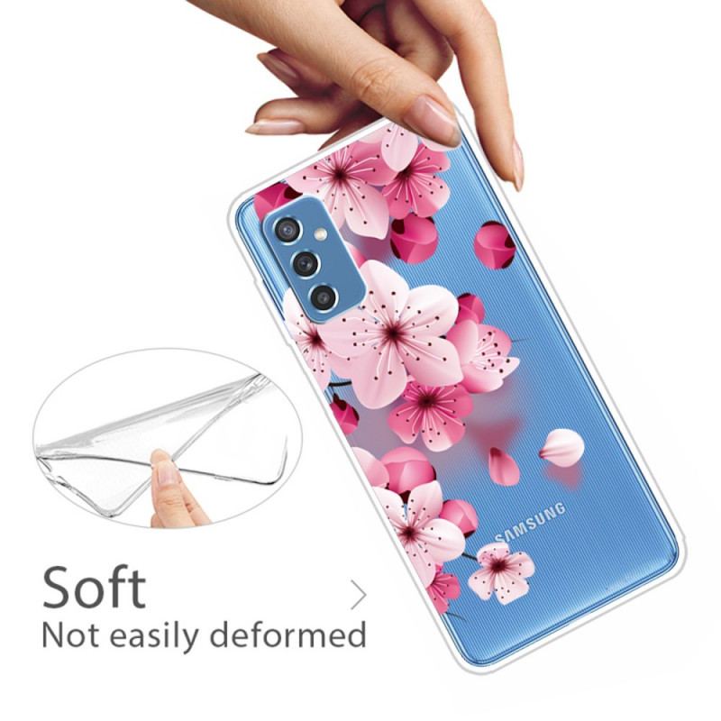 Coque Samsung Galaxy M52 5G Pluie de Fleurs