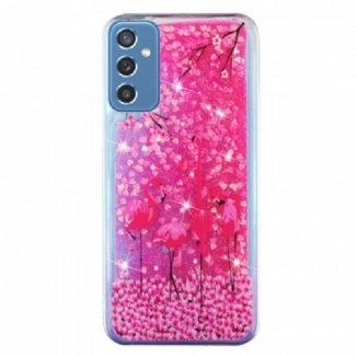 Coque Samsung Galaxy M52 5G Rose Éternel