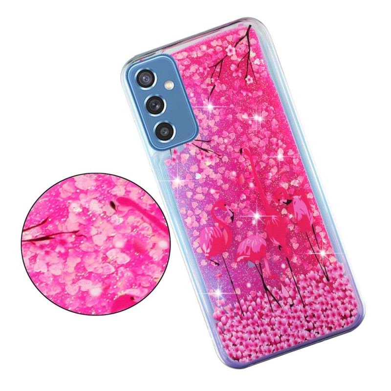 Coque Samsung Galaxy M52 5G Rose Éternel