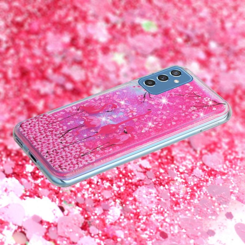 Coque Samsung Galaxy M52 5G Rose Éternel