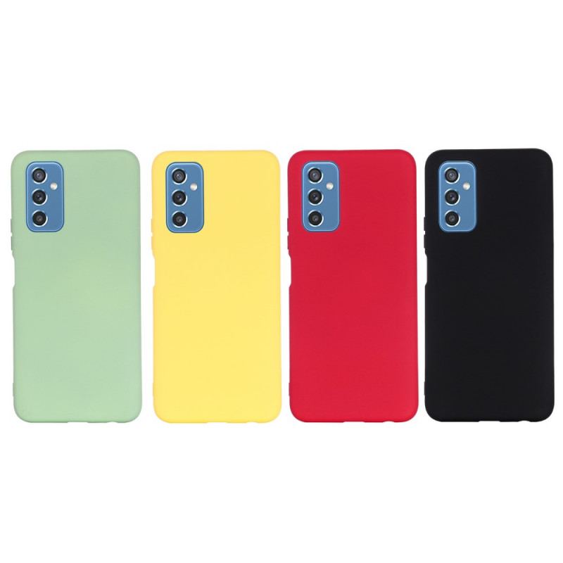 Coque Samsung Galaxy M52 5G Silicone Liquide à Lanière