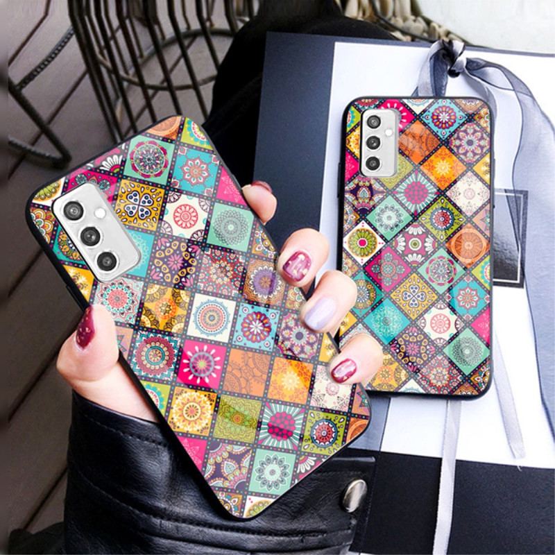 Coque Samsung Galaxy M52 Tapisserie Orientale à Lanière