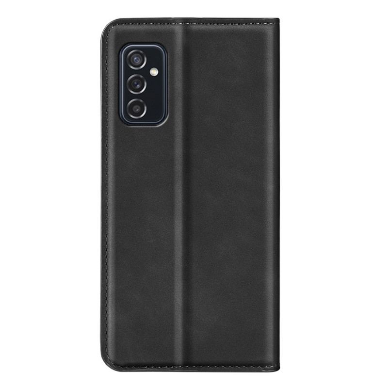 Flip Cover Samsung Galaxy M52 5G Cuir Biscoté