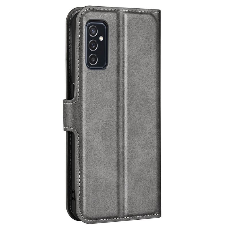 Flip Cover Samsung Galaxy M52 5G Cuir Élégant