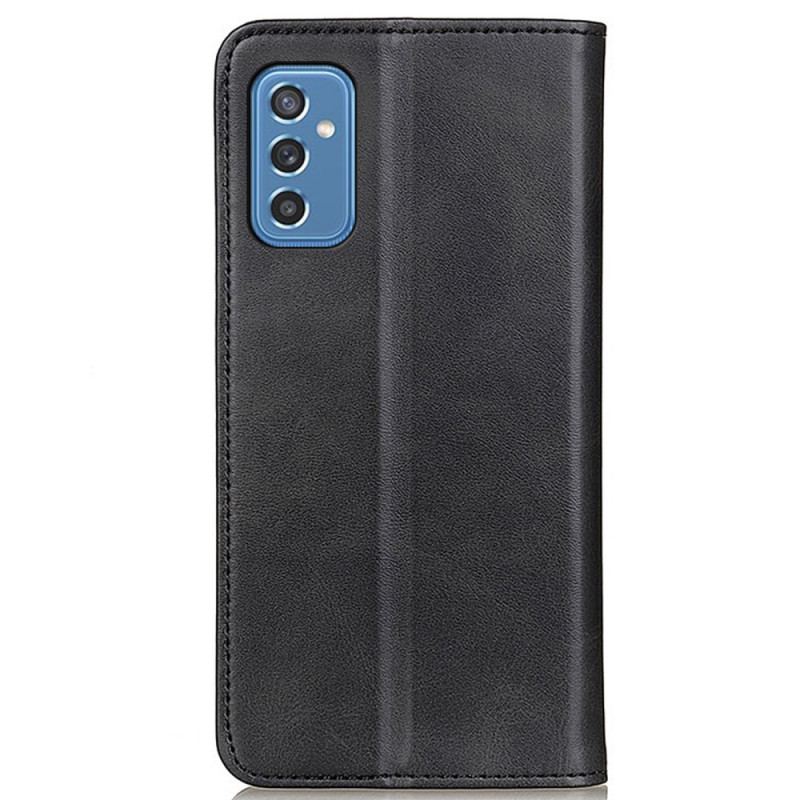 Flip Cover Samsung Galaxy M52 5G Cuir Élégant