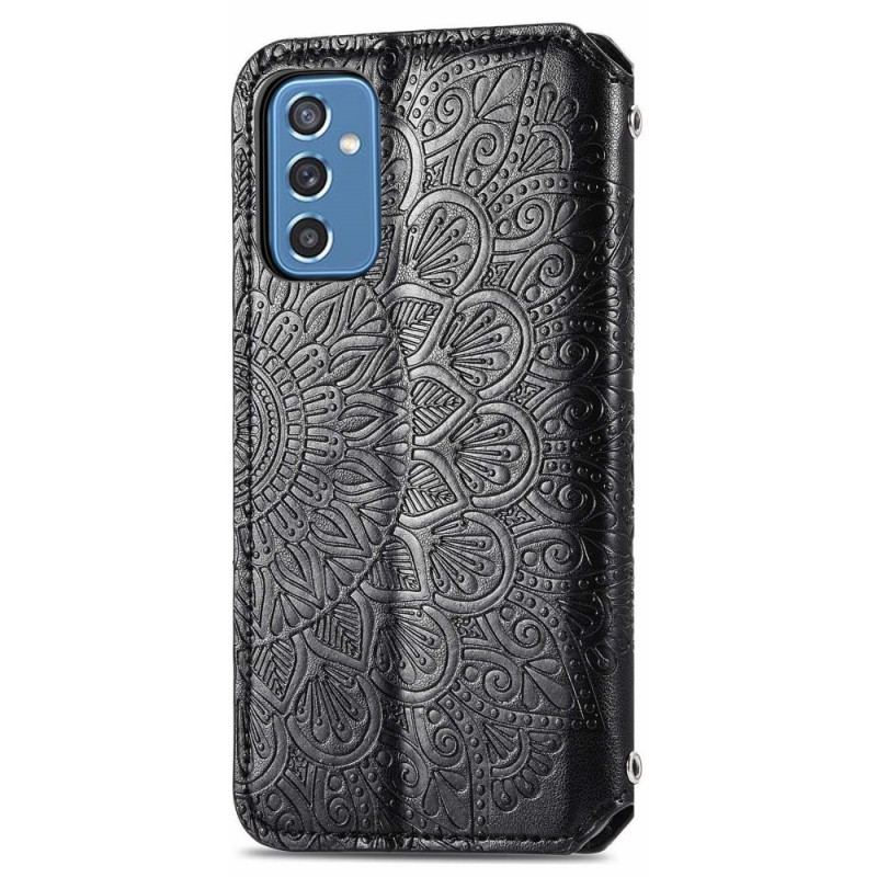 Flip Cover Samsung Galaxy M52 5G Simili Cuir Antiquaire