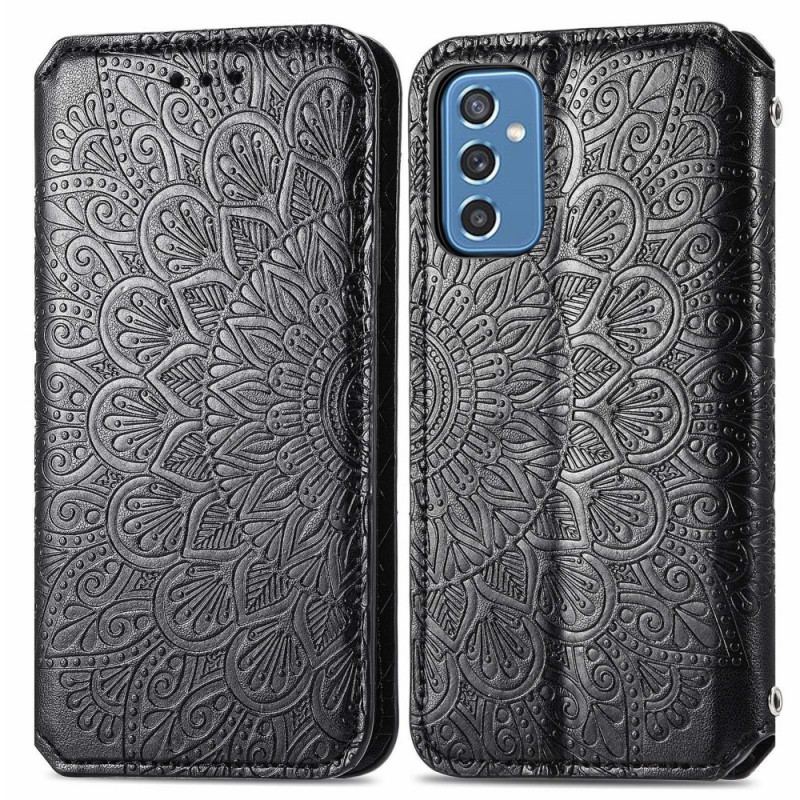 Flip Cover Samsung Galaxy M52 5G Simili Cuir Antiquaire