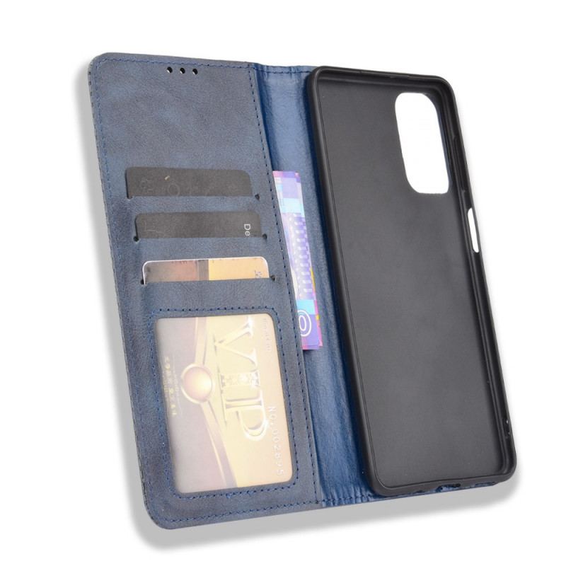 Flip Cover Samsung Galaxy M52 5G Simili Cuir Doux